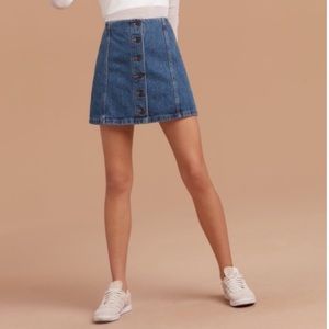 Wilfred free denim skirt!